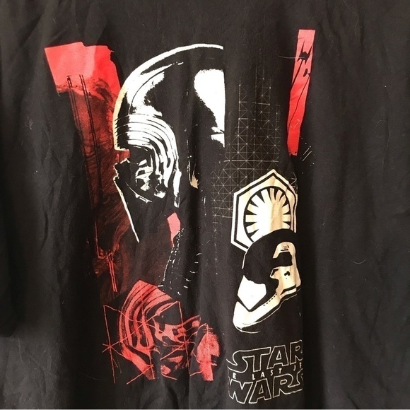 STAR Wars 2XL black T-shirt plus size - Picture 2 of 3